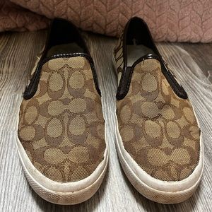 Coach slip on shoes